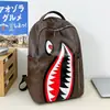 Mochila Casual de Tubarão Nova para Homens 2026, Mochila de Negócios Simples de Grande Capacidade, Bolsa Criativa de Alta Moda para Laptop