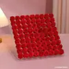 Flor de Jabón de 3 cm Tres Capas Sin Base Cabeza de Flor Flor de Jabón DIY Flor Rosa Simulación 520 Día de San Valentín Festival Qixi