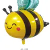 Globos de Aluminio Flotantes de Elefante y Oso Transfronterizos Decoraciones para Fiesta de Cumpleaños Temática Infantil Panda Mono Abeja