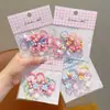 Gomas para el pelo de pulgar de colores de caramelo de dibujos animados para niños, Diademas para bebé, Gomas elásticas de alta elasticidad para niñas pequeñas, Cuerdas para el pelo para niñas