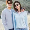 Ropa de Protección Solar para Exteriores con Logo Impreso, Ropa para la Piel para Hombres y Mujeres UPF50+ Anti-UV Ropa de Pesca, Ropa Transpirable de Protección Solar