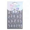 Adesivos para Unhas Francesas Coração Vazado 5D Em relevo Tridimensional Versátil Sonhador Coração Adesivos de Nail Art Acessórios Modelo Tj