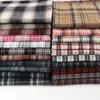 Tela Jacquard de Cuadros Teñidos en Hilo en Stock para Ropa Infantil, Ropa de Mujer, Ropa de Hombre, Tela para Camisas al por Mayor, Tela de Poliéster-Algodón Cepillado para Otoño e Invierno