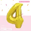 Producto Nuevo 16 pulgadas Versión Americana Globos Digitales Decoración de Escena para Fiesta de Cumpleaños Fabricante de Globos de Papel de Aluminio Venta al por Mayor