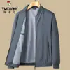 Chaquetas para mediana edad Primavera y Otoño Nuevas Chaquetas Holgadas para Hombre Uniformes de Béisbol Casual Ropa para Padres de mediana edad y mayores