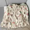 Pijama Rayado de Osito de Algodón Nube Lindo para Primavera y Otoño para Mujer, Casual, Manga Larga, Pantalón Largo, Estudiante, Se Puede Usar Fuera de Casa, Ropa para el Hogar