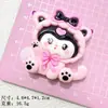 Pegamento de Crema de Arroz Negro Lindo de Dibujos Animados Grande Accesorios de Resina Hechos a Mano DIY Funda de Teléfono Móvil Hebilla de Zapato Caja de Almacenamiento Piezas de Material