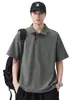 Roupas Masculinas Fengshe / Camisa Polo de Manga Curta para Homem, Novo Verão 2026 Retro Japonês Casual Manga Meia