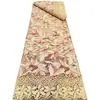 Tejido de encaje calado floral bordado soluble en agua, encaje para vestido de mujer de banquete étnico de Xinjiang, accesorios para vestidos de novia