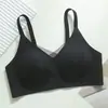 Sujetador sin costuras para mujer con poco busto, estilo de verano fino, soporte suave, levanta y junta los pechos laterales, anti-flacidez, sujetador sin varillas