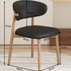 Cadeira de Jantar de Ferro Simples Moderna de Luxo Leve Estilo Italiano Cadeira de Jantar para Casa Restaurante Cadeira com Encosto de Designer Estilo Nórdico High-End