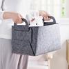 Cesta de Almacenamiento de Ropa para Artículos Pequeños de Fieltro Simple Bandeja de Almacenamiento para Control Remoto y Artículos Pequeños Cesta de Almacenamiento para el Hogar