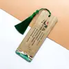 Marcapáginas de Bambú Nanzhu con Poesía de Nan Lan, Estilo Chino Clásico Cultural y Creativo Marcapáginas de Bambú para Estudiantes para Aprender Poesía Antigua, Marcapáginas Creativo
