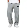 Pantalones Waffle con Cordón para Hombre Verano 2026 para Viajes y Uso Casual, Pantalones Rectos de Color Sólido Versátiles y Elegantes