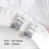 Foca Peluda Linda Colgante Pequeño Resina 3D Dibujos Animados Cadena para Teléfono Llavero DIY Bolsa Decoración Linda