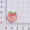 Diapositivas para zapatos serie de frutas de resina, estilo dulce de verano tipo gelatina, extraíbles y combinables libremente para decoración de zapatos con agujeros