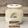 Caja de Almacenamiento de Granos, Contenedor de Arroz, Frasco Sellado de Grado Alimenticio para el Hogar, Contenedor de Arroz Transparente, Contenedor de Granos a Prueba de Insectos y Humedad, Caja de Arroz