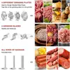Accesorios para máquina de chef Kitchenaid carne picada tesoro de cocina máquina de chef Molinillo de metal traje para embutir y pastel de carne