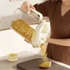 Contenedor portátil para almacenamiento de granos, frasco sellado de grado alimenticio, caja de conservación de granos, caja sellada a prueba de humedad para almacenamiento de alimentos secos en la cocina