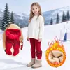 Meia-calça Grossa com Forro de Lã para Inverno Infantil com Laço Meias de Dança para Meninas Roupa Externa para Bebê Leggings de Perna Larga