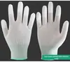 Luvas com Palma Revestida de PU Luvas de Nylon Oficina de Fábrica de Eletrônicos Sem Poeira Antiestáticas Finas Luvas de Proteção do Trabalho com Palma de PU Revestida
