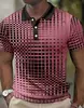 AliExpress Amazon 2026 Verano para Hombre Casual Manga Corta Comercio Exterior Producto Nuevo Camisa POLO Impresión Digital 3D POLO