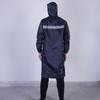 Venta al por mayor de fábrica alta calidad tela Oxford PVC poncho largo de una pieza para exteriores protección laboral sitio de construcción impermeable impermeable reflectante