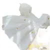 Vestido para Niñas Ropa Infantil Coreana 2026 Verano Nuevo Estilo Elegante Coreano Retro Bordado de Manga Corta Vestido de Princesa para Niñas