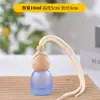 Atacado do Fabricante Criativo Novo Frasco de Perfume para Carro Pingente de Carro Frasco de Vidro Cordão Frasco de Aromaterapia Suprimento Pronto