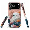 Funda de teléfono de Halloween más vendida transfronteriza para niñas, iPhone 18 Pro, diseño lindo de fantasma y calabaza, Apple 15P