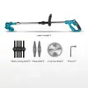 Cortacésped Plegable de Batería de Litio para Comercio Exterior, Desbrozadora Doméstica, Podadora Eléctrica de Césped de Mano, Podadora de Jardín, Cortacésped