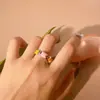 Anillo Abierto Geométrico de Moda con Diseño Único, Anillo de Moda Estilo Ins, Accesorio Versátil y Elegante para Chicas