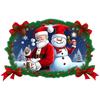 Pegatinas de Pared Navideñas 2025 con Paredes Rotas y Lazos para Personas Mayores, Disponibles para Listar y Dropshipping en las Principales Plataformas Transfronterizas
