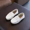 Zapatos de Cuero Retro Estilo Británico Nuevos de Primavera para Niños, Mocasines sin Cordones para Niños, Zapatos Cosidos para Niños