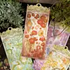 Pegatinas Yuxian Pet Guka Serie Pasillo del Tiempo Lámina de Oro 3D Material de Decoración para Diario 2 Hojas con 4 Diseños a Elegir