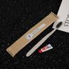 Venta al por mayor de fábrica hotel desechable cepillo de dientes pasta de dientes combinación set de lavado B & B Posada hotel se puede hacer LOGO