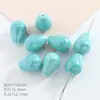 Acessórios Coloridos Joias DIY Contas Cerâmicas Gota d'Água Acessórios para Roupas Contas Soltas Material para Pulseira Caseira de Estudante Pacote