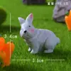 Casa Mágica de Halloween Coelho Fofo Grãos Enfeites DIY Micro-paisagem Criativa Mesa Mini Enfeites