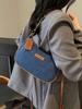 Bolso de Axila de Mezclilla para Comercio Exterior Transfronterizo, Bolso Femenino Coreano de Nicho, Bolso Cruzado, Bolso de Mano para Mujer, Bolso Tote Pequeño, Diseño de Nicho