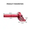 Manillar de Acelerador Ajustable para Motocicleta Todoterreno ATV Cubierta de Manillar de Acelerador Grande de Giro CNC Aleación de Aluminio Agarre de Repostaje Modificación