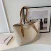 Bolso Transfronterizo de Gran Capacidad 2025 Nuevo Retro de Alta Gama Versátil Bolso Tote Simple y Elegante Bolso de Hombro para Viajes