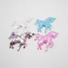 Lentejuelas de alta calidad unicornio colorido DIY hecho a mano accesorios para pinzas para el cabello de niños material para insertar en pastel al por mayor