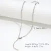 Collar Femenino Transfronterizo de Acero Inoxidable Chapado en Oro Real de 18K Cadena Hueso de Serpiente Cadena Lisa Moda Cadena de Clavícula Versátil Collar de Acero de Titanio