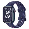 Adequado para Pulseira Apple iWatch Applewatch9/S11/Ultra Watch Fivela Borboleta Pulseira de Silicone Confete