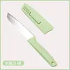 Juego de Cuchillos de Acero Inoxidable para Cocina de Comida para Bebés, Cuchillo para Cortar Verduras, Tabla de Cortar, Utensilios de Cocina, Cuchillo para Frutas, Pelador, Cuchillo Antibacteriano