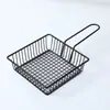Popular Mini Cesta para Freír, Cesta para Snacks de Pollo Frito de Restaurante, Cesta de Postre Estilo Americano, Cesta Creativa para Freír Papas Fritas, Bandeja para Papas Fritas