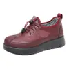Zapatos Casuales de Tela Versátiles para Otoño e Invierno Nuevos, Zapatos para Personas Mayores, Suela Suave Antideslizante, Zapatos de Algodón Cálidos para Mujer, Sin Cordones