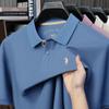 Diseñado Especialmente para Cross-Border Classy Paul Camisa Polo 100% Algodón para Hombre Camiseta de Verano de Manga Corta Solapa Logo de Caballo Bordado 3
