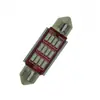 Luz de Placa de Carro LED Decodificação 4014 10 Luzes 12 Luzes 12V Sem Degraus 31-41mm Ponta Dupla Luz Azul Gelo