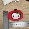 Colgantes de Felpa de Dibujos Animados Serie Frutas Manzana Pera Piña Adornos Broches Sanrio Accesorios para Bolsos Joyería